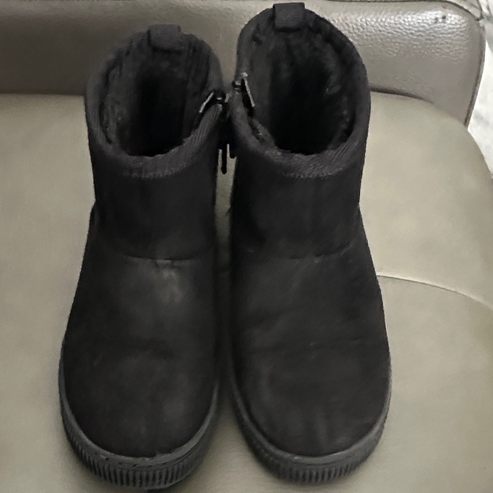 Cat & Jack Black Kids Boots